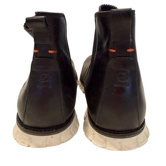 Cole Haan Zerøgrand Waterproof Chelsea Boots Men's 13 Black Leather Workwear - Picture 4 of 8